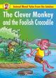 Large Print : The Clever Monkey And The Crocodile & The Swan And The Turtle